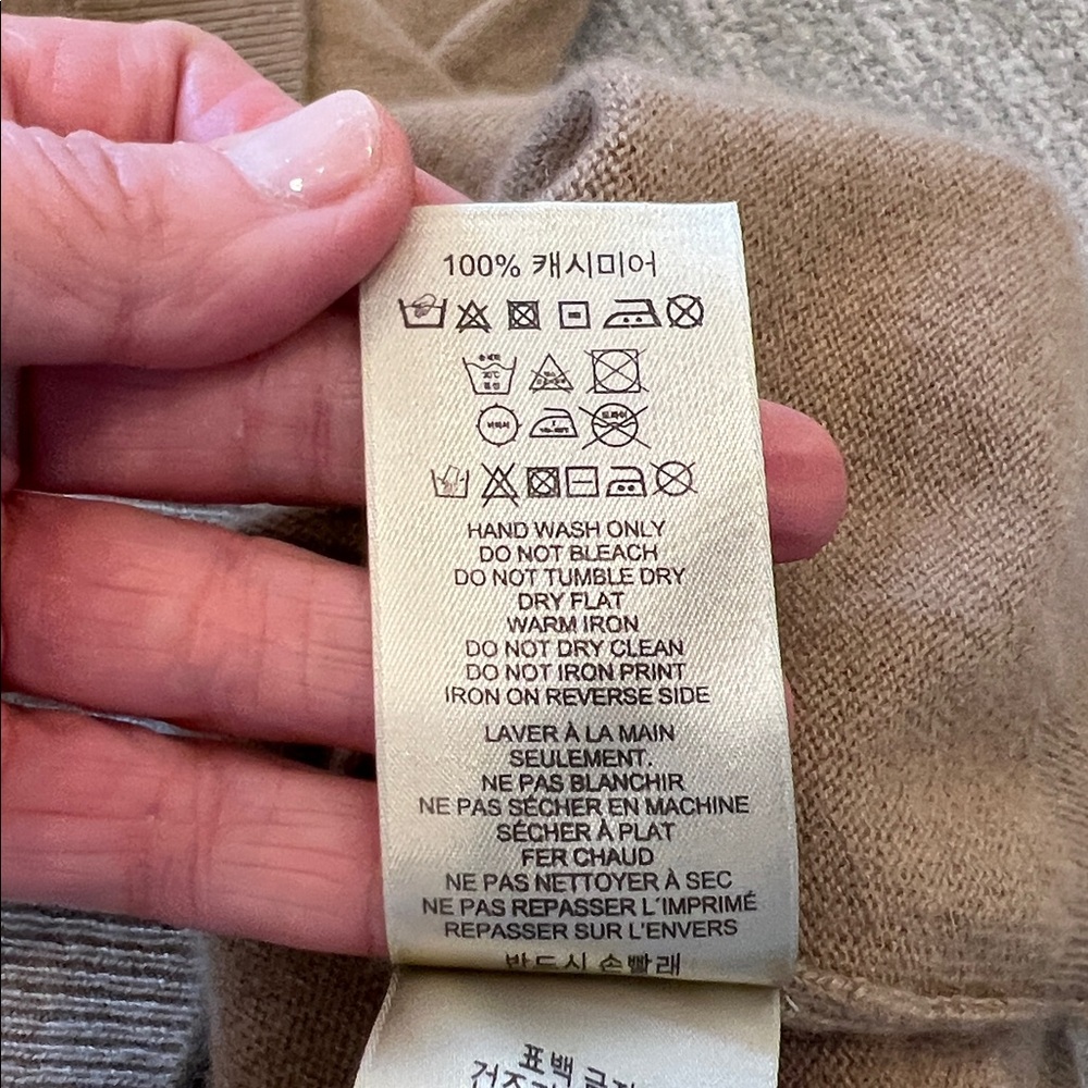 Burberry Brit Plaid Cuff Cashmere Sweater - Picture 11 of 13